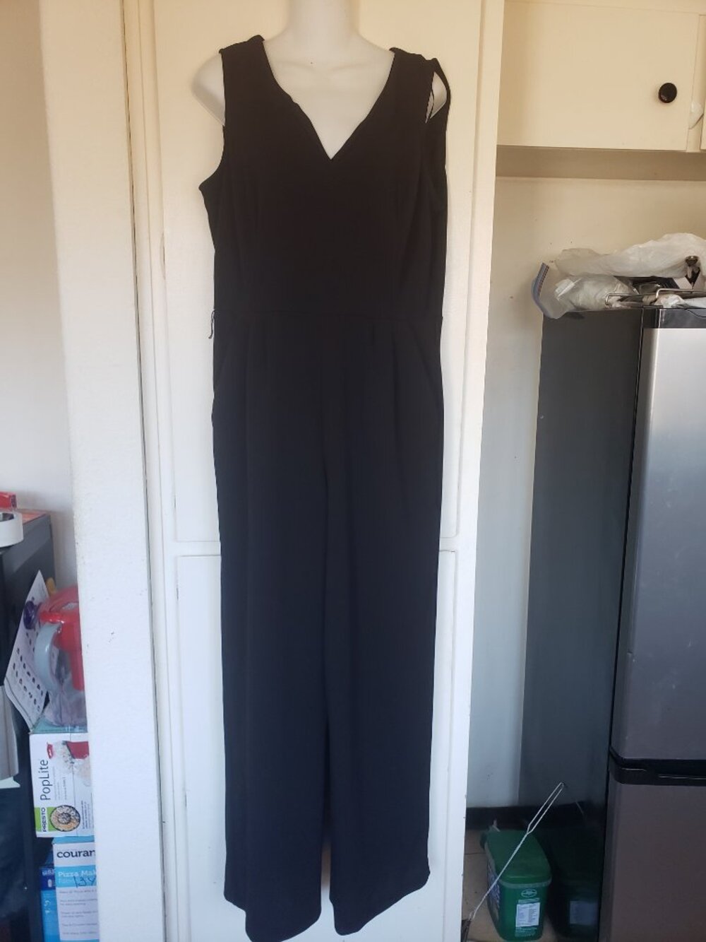 Emma & Michele Black Sleeveless one piece Size 12